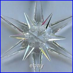 Swarovski Crystal Snowflake Star 2005 Annual Holiday Christmas Ornament No COA