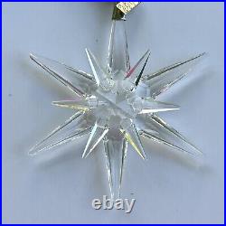Swarovski Crystal Snowflake Star 2005 Annual Holiday Christmas Ornament No COA