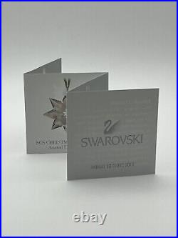 Swarovski Crystal Snowflake/Star 2013 Christmas Ornament NIB