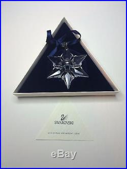 Swarovski Crystal Snowflake Star Christmas Holiday Ornament in Box Annual 2000