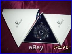 Swarovski Crystal Snowflake Star Christmas Ornament 1999 MIB