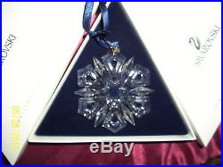 Swarovski Crystal Snowflake Star Christmas Ornament 1999 MIB