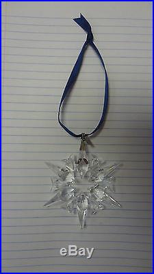 Swarovski Crystal Snowflake Star Christmas Ornament Annual for 2007
