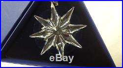 Swarovski Crystal Snowflake Star Christmas Ornament Annual for 2009 With Box