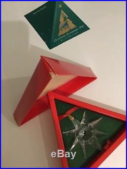 Swarovski Crystal Star 1991 Christmas Ornament Limited Edition