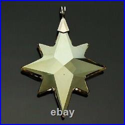 Swarovski Crystal Star Christmas Ornament 2020 Amber Holiday SIGNED