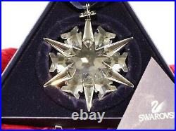 Swarovski Crystal Star Ornament Christmas 2002