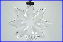 Swarovski Crystal Star Snowflake Ornament 2013 With Box