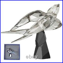 Swarovski Crystal Swallow Sculpture Decoration Figurine 5275745 Dark Metallic