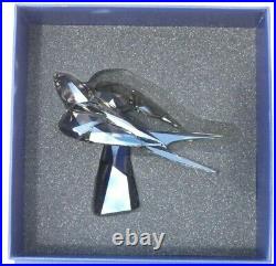 Swarovski Crystal Swallow Sculpture Decoration Figurine 5275745 Dark Metallic