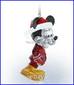 Swarovski Disney Christmas Mickey Mouse Ornament 5004690 Mint Boxed Retired Rare