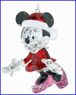 Swarovski Disney Christmas Minnie Mouse Ornament 5004687 Mint Boxed Retired Rare