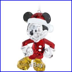 Swarovski Disney Mickey Mouse Christmas Crystal Figurine