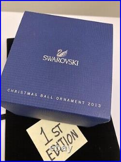 Swarovski FIRST EDITION Collectible CHRISTMAS BALL ORNAMENT 2013 NIB RETIRED