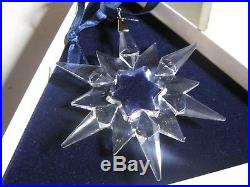 Swarovski Finest Austrian Crystal Holiday Christmas Ornament 1997 #970001