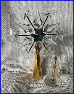 Swarovski Gold Plated Crystal Star Tree Topper