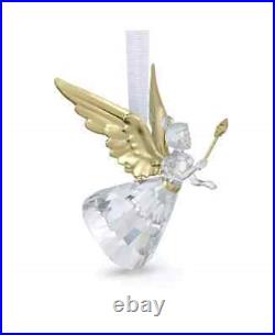 Swarovski Holiday Magic Angel Crystal Christmas Ornament with Star Wand