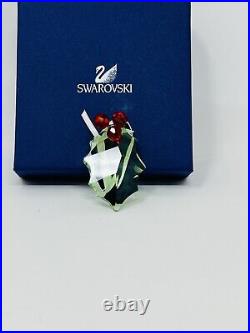 Swarovski Holly Leaf Christmas Holiday Crystal Ornament 5103222 / 870001