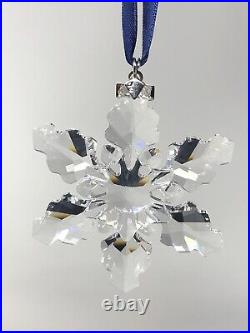 Swarovski LARGE 2008 Annual Snowflake Christmas Ornament #0942045 withBox & COA