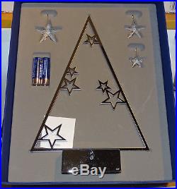 Swarovski LED Christmas Tree & Crystal Ornaments 5064271 MINT in BOX