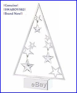 Swarovski LED Christmas Tree Display + Crystal Ornaments 5064271 Lights up! NEW