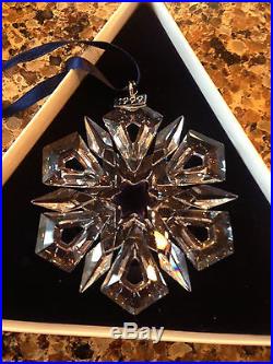 Swarovski Limited Austrian Crystal Snowflake 1999 Christmas Ornament