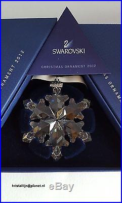 Swarovski, Lot of 10 x 2012 Large Clear Christmas Star Ornament. Art No 1125019