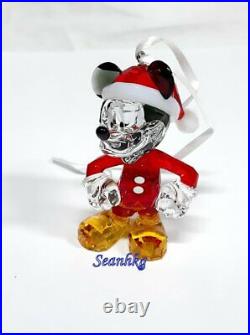 Swarovski Mickey Mouse Ornament, Christmas Disney Multi Cols Crystal NEW 5004690