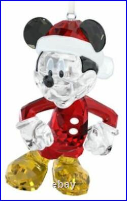 Swarovski Mickey Mouse Ornament, Christmas Disney Multi Cols Crystal NEW 5004690