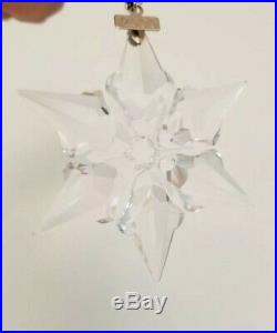 Swarovski RARE Crystal 2000 Millennium Star Snowflake Christmas Ornament