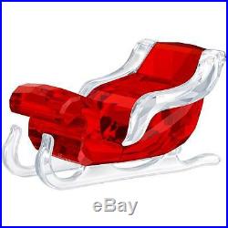 Swarovski Santa's Sleigh #5223691 Brand Nib Red Christmas New For 2016 Save$ F/s