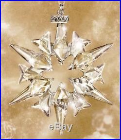 Swarovski Silver Crystal 2007 Christmas Star Mint In Box 872200 Retired