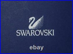 Swarovski Silver Crystal Blue Tits Birds Couple 5004727 Mint In Box