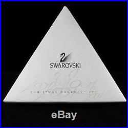 Swarovski Silver Crystal Christmas Ornament 2001 Annual # 267 941 Very Rare