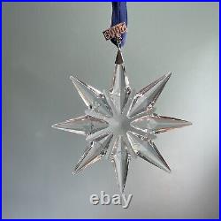Swarovski Snowflake Ornament 2009 Original Box Christmas Clear Crystal Star
