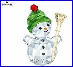 Swarovski Snowman with Broom Stick MIB 5393460