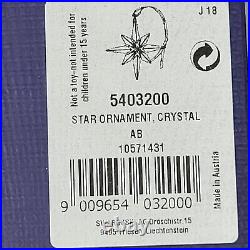 Swarovski Star Ornament Crystal Aurora Borealis 5403200