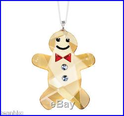 Swarovski Twinkling Gingerbread Man Ornamet Car Mirror Christmas Crystal 1096031