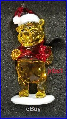 Swarovski Winnie The Pooh Christmas Ornament 5030561 Crystal Disney Xmas