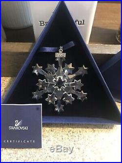 Swarovski crystal Christmas Ornament Snowflake 2004