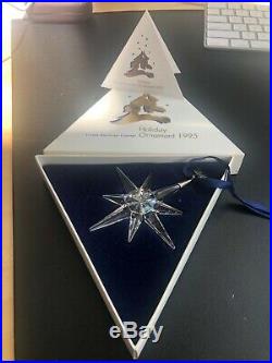 Swarovski crystal christmas 1995 ornament, limited edition