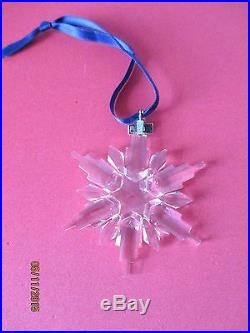Swarowski Crystal 2006 Annual Large Snowflake Christmas Ornament Austria NIB