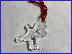 TIFFANY & CO. Crystal Christmas Snowman Ornament Limited Very Rare New Unused