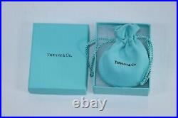 TIFFANY & Co CRYSTAL MITTENS WITH SNOWFLAKES ORNAMENT NEW IN BOX RARE RETIRED
