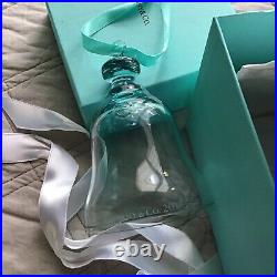 TIffany&Co Christmas Ornament Crystal Glass Bell 2018