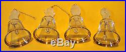 The Dandbury Mint Gold On Crystal Christmas Bell Ornaments Collection (24)