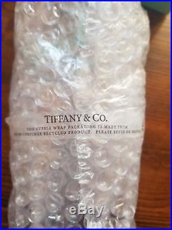 Tiffany & Co 2017 Large Size Etched CRYSTAL CHRISTMAS BALL ORNAMENT NEW IN BOX