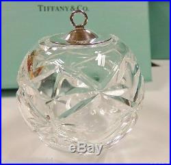 Tiffany & Co 925 Sterling Crystal Ball Christmas Ornament Quilt Star Snowflake