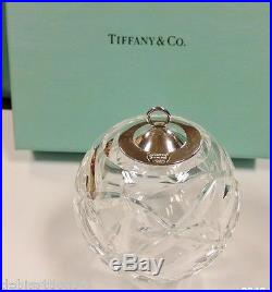 Tiffany & Co 925 Sterling Crystal Ball Christmas Ornament Quilt Star Snowflake