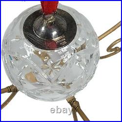 Tiffany & Co 925 Sterling Silver Crystal Ball Christmas Ornament Star Pattern 2